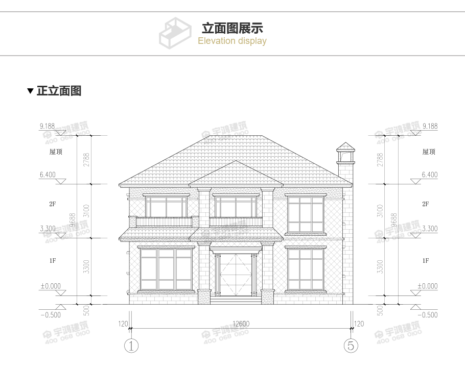 157平新中式農(nóng)村兩層小別墅設(shè)計圖紙