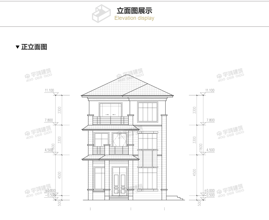 110平新中式農(nóng)村別墅設(shè)計圖，三層造價才20萬，心動不如行動