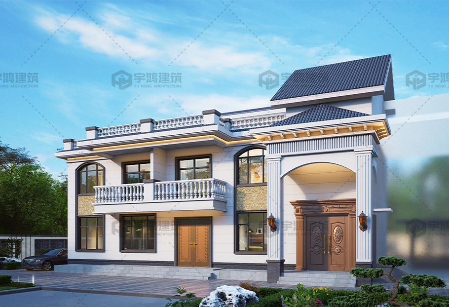 帶堂屋三層新中式別墅全套圖紙